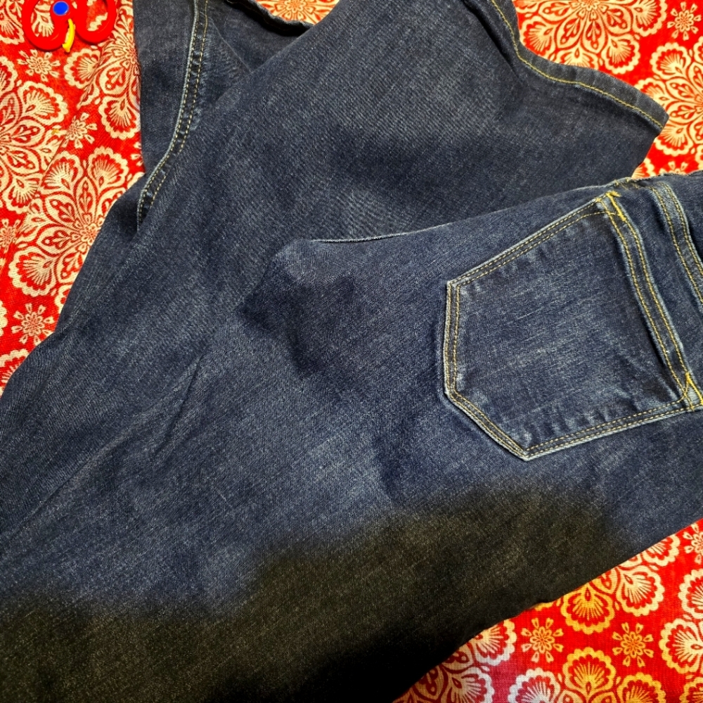 Dark Wash Medium Rise Boot Cut Jeans